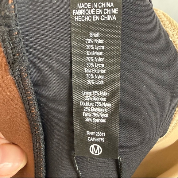 Beach Riot Black and Brown Sports Bra - Picture 6 of 7